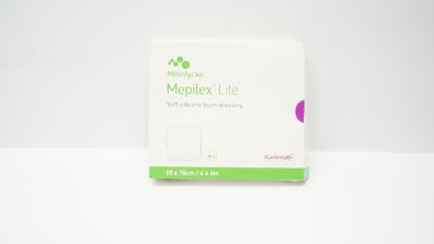 Molnlycke 284190 Mepilex Lite Soft Silicone Foam Dressing 4 x 4inch - Box of 5